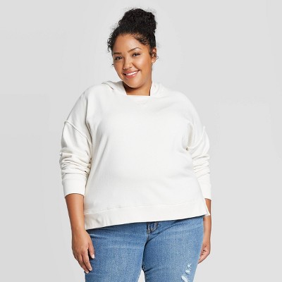 plus size fleece sweatshirt