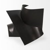 HomeRoots 18" Contempo Antiqued Black Abstract Sculpture - 4 of 4