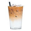 Smarty Had A Party 12 oz. Clear w/ Silver Glitter Round Plastic Tumblers - 240 pcs - 2 of 4