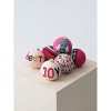 Shiraleah "Joy" Assorted Set Of 6 Multicolored Felt Christmas Ornaments - 2 of 4