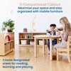 ECR4Kids 5-Compartment Mobile Storage Cabinet, 24in - 3 of 4