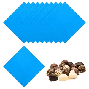 Unique Bargains Aluminum Foil Candy Chocolate Square Packaging Wrappers 100 Pcs - 1 of 4