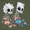 The Simpsons Men's Bart and Lisa Skeletons Tree House Of Horrors T-Shirt - 2 of 3