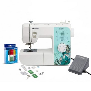 Brother SM3701 37-Stitch Sewing Machine (Multicolor) with Embroidery ...
