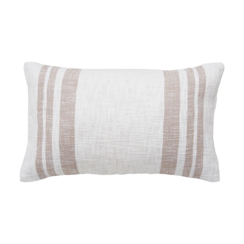 carol & frank Morgan Striped Wove Decorative Throw Pillow with Insert, 1 of 4
