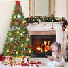 Tangkula Artificial Christmas Tree PVC Hinged Spruce Xmas Tree with Branch Tips - 2 of 4