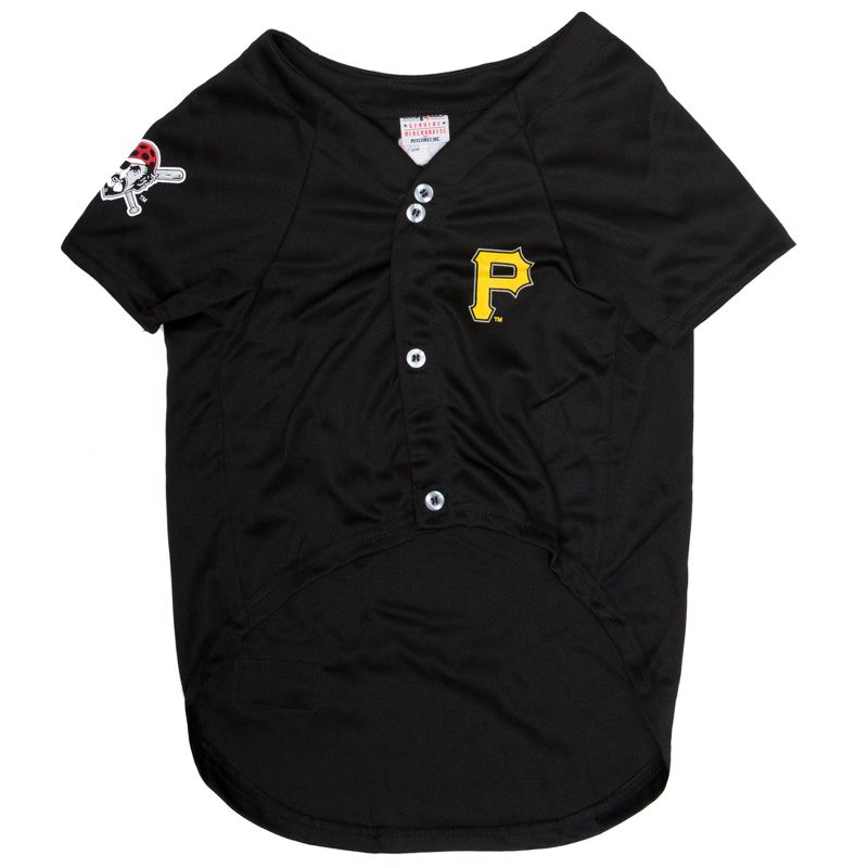 MLB Pittsburgh Pirates Pets First Pet Baseball Jersey - Black L, 2 of 6