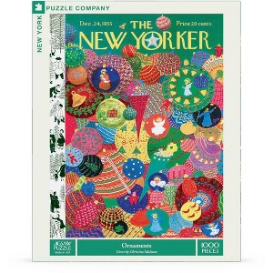 New York Puzzle Company Ornaments 1000 Piece Puzzle - 1 of 4