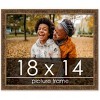 PosterPalooza | Textured Gold Picture Frame - UV Acrylic, Backing Board, Hanging Hardware Included - 2 of 4