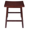 Mona Cushion Saddle Seat 24.84 Counter Height Barstool Hardwood/toasted  Walnut - Winsome : Target