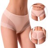 Agnes Orinda Women's Laser Cut Mesh Soft High-Rise Brief Solid Stretchy Underwear - 2 of 4