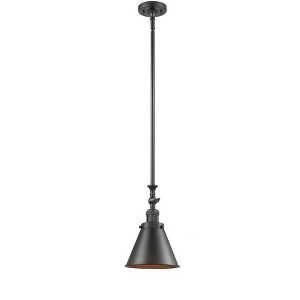 Appalachian - 1 Light Stem Hung Tiltable Mini Pendant In Traditional Style-13 Inches Tall and 8 Inches Wide - 1 of 1