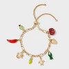 Fresh Catch Charm Pull-Tie Bracelet - Universal Thread™ Gold - 3 of 3