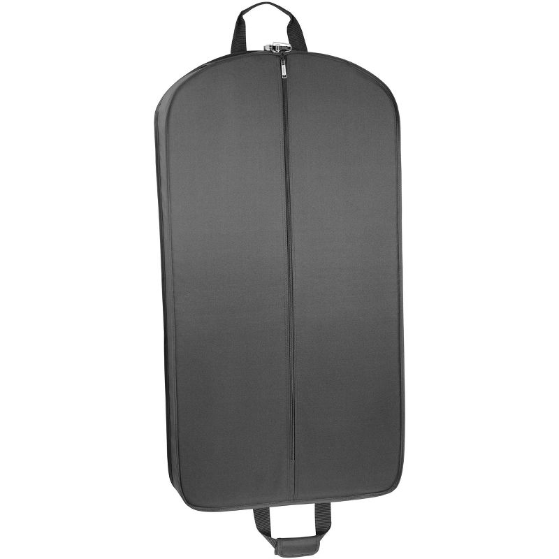 WallyBags 40" Deluxe Travel Garment Bag with two pockets, Black, 3 of 6