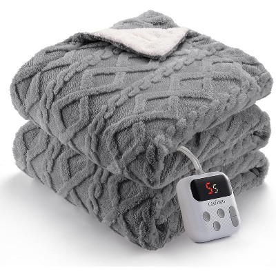 Electric Blanket - 10 Heat & Time Settings, ETL Certified, Machine Washable