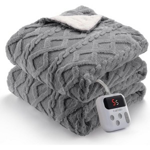 Electric Blanket - 10 Heat & Time Settings, ETL Certified, Machine Washable - 1 of 4