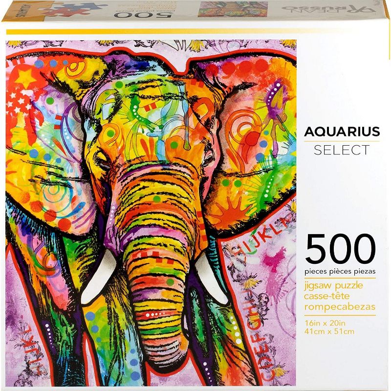 Aquarius Puzzles Dean Russo Elephant 500 Piece Jigsaw Puzzle, 2 of 7