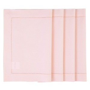 Solino Home Cotton and Linen Hemstitch Placemats - 1 of 4