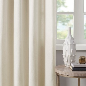 MAYEERTY Only 1 Pc Panel Solid Piece Dyed Grommet Top Curtain Panel - 1 of 4