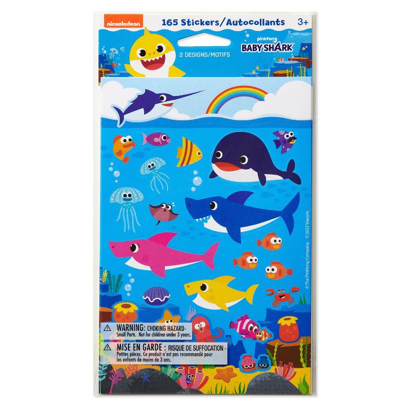 165ct Baby Shark Stickers, 4 of 6