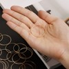Unique Bargains DIY Craft Brass Hollow Round Jewelry Connecting O-Rings 50 Pcs - 4 of 4