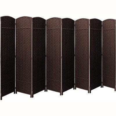 Sorbus 8 Panel Room Divider Panel, 6 ft. Tall Extra Wide Double Hinged Panels - Folding Privacy Screens