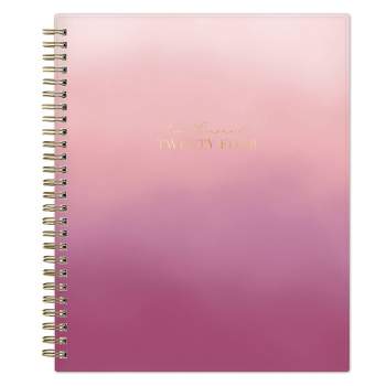 Day Designer 2024 Planner 7x9 Weekly/Monthly Faux Leather Blush