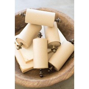 Replacement Note Roll 4"W – Brown Kraft Paper Refill for Hanging Wall Board (Set of 2) By Kalalou - 1 of 3