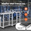 VEVOR Belt Conveyor, 71 x 7.8 inch Conveyor Table, Heavy Duty Stainless Steel Motorized Belt Conveyor, Silver(Double Guardrail) - 3 of 4