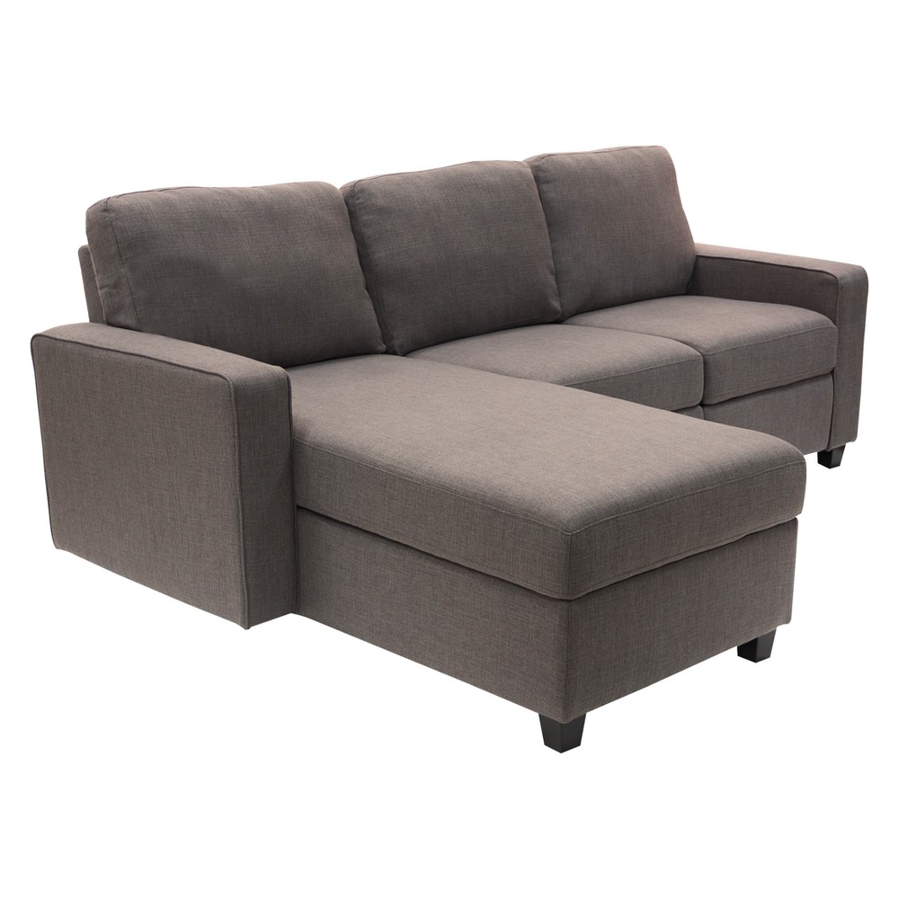 Photos - Sofa Serta Palisades Recliner Sectional with Left Storage Chaise Gray  