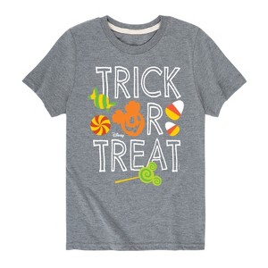 Boys' - Disney - Trick Or Treat Candy Art Short Sleeve Graphic T-Shirt - 1 of 4