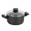 Korkmaz Ornella 7 Piece Non Stick Aluminum Cookware Set in Black - 3 of 4