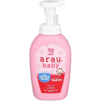 Arau.baby - Bottle Wash - Baby Foam Unscented - Case of 12 - 1.06 pt