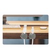 Unique Bargains Magnetic Adhesive Durable Cable Holder Clip for Office Desk Phone Wire 6 Pcs - 4 of 4