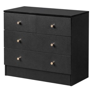 Resenkos 5 Drawer Dresser with Gold Handle, Nursery Dresser Chest Of Drawers Organizer, - 1 of 4