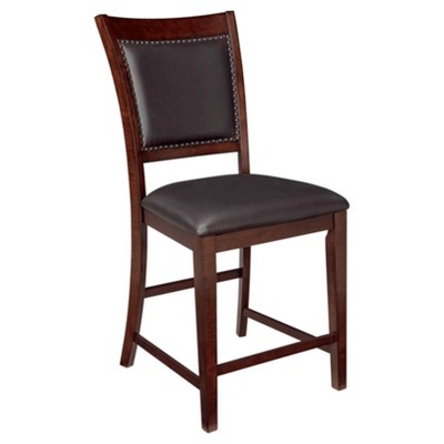 Collenburg Upholstered Counter Height Barstool Dark Brown - Signature Design by Ashley