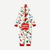 PATPAT Family Christmas Pajamas Matching Set Xmas Zip Up Holiday One Piece Hooded PJs Women Men Kid Baby Sleepwear - 2 of 4