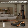 6% Incline Walking Pad Treadmill - Under Desk Treadmill, Incline Treadmills, Upright Stand, 1HP Portable Treadmill with 220 lbs Capacity, LED Display - 3 of 4