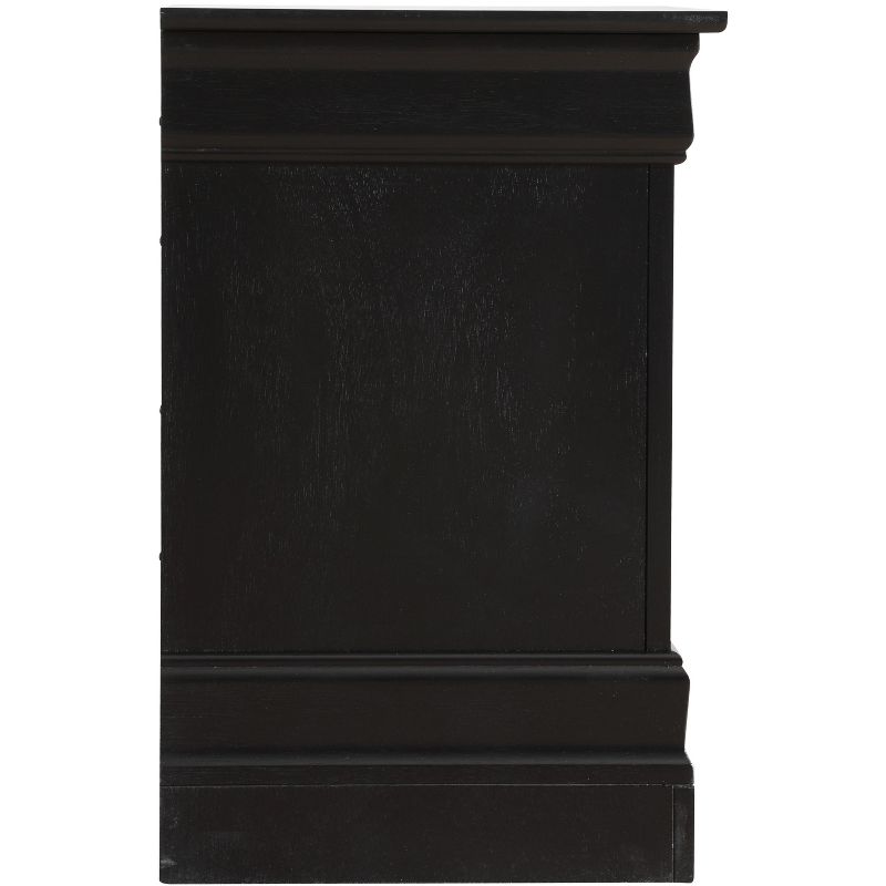 Passion Furniture Louis Philippe 2-Drawer Nightstand (24 in. H X 21 in. W X 16 in. D), 5 of 7