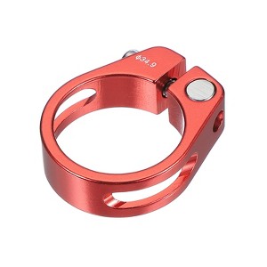 Unique Bargains Aluminum Alloy Quick-Release Mountain Road Bike Seat Post Clamp - 1 of 4