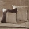 ChicFurnit Bedding Set Faux Suede Comforter Set Luxurious and Soft for Cozy Bedroom, Beige, 24.02"*18.5"*16.93" - 4 of 4