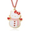 Sanrio Hello Kitty Snowman Necklace and Earring Christmas Set - 2 of 4