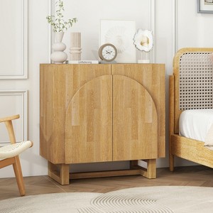 Bella Depot 31.5'' 2 door cabinet, Suitable for Bedroom, Living Room, Study-Natural - 1 of 4