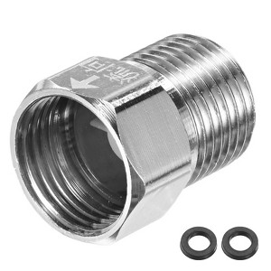 Unique Bargains Brass Durable One Way Non-Return Check Valve - 1 of 4