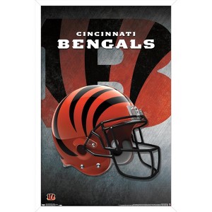 Trends International NFL Cincinnati Bengals - Helmet 16 Framed Wall Poster Prints - 1 of 4