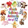 Kovot 12 Plush Talking Animal Sound Toys Baby Gift & Party Favors Squishy Stuffed Animals with Interactive Sound - 2 of 4