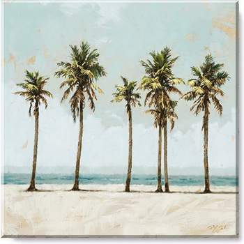 Sullivans Darren Gygi Palm Trees Canvas, Museum Quality Giclee Print, Gallery Wrapped, Handcrafted in USA