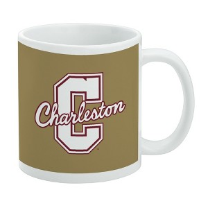 College of Charleston Secondary Ceramic Coffee Mug Novelty Gift Mugs for Coffee Tea and Hot Drinks 11oz White - 1 of 4