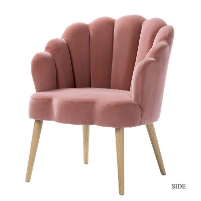 Pink velvet chair online cheap