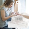 Tangkula Folding Manicure Nail Table w/ Electric Dust Collector LED Lamp Carry Bag - 3 of 4